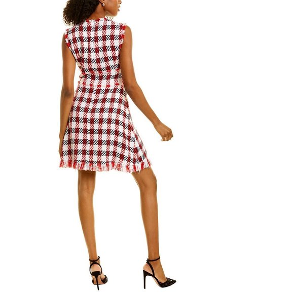 Oscar de la Renta Tweed Day Dress - Picture 2 of 4